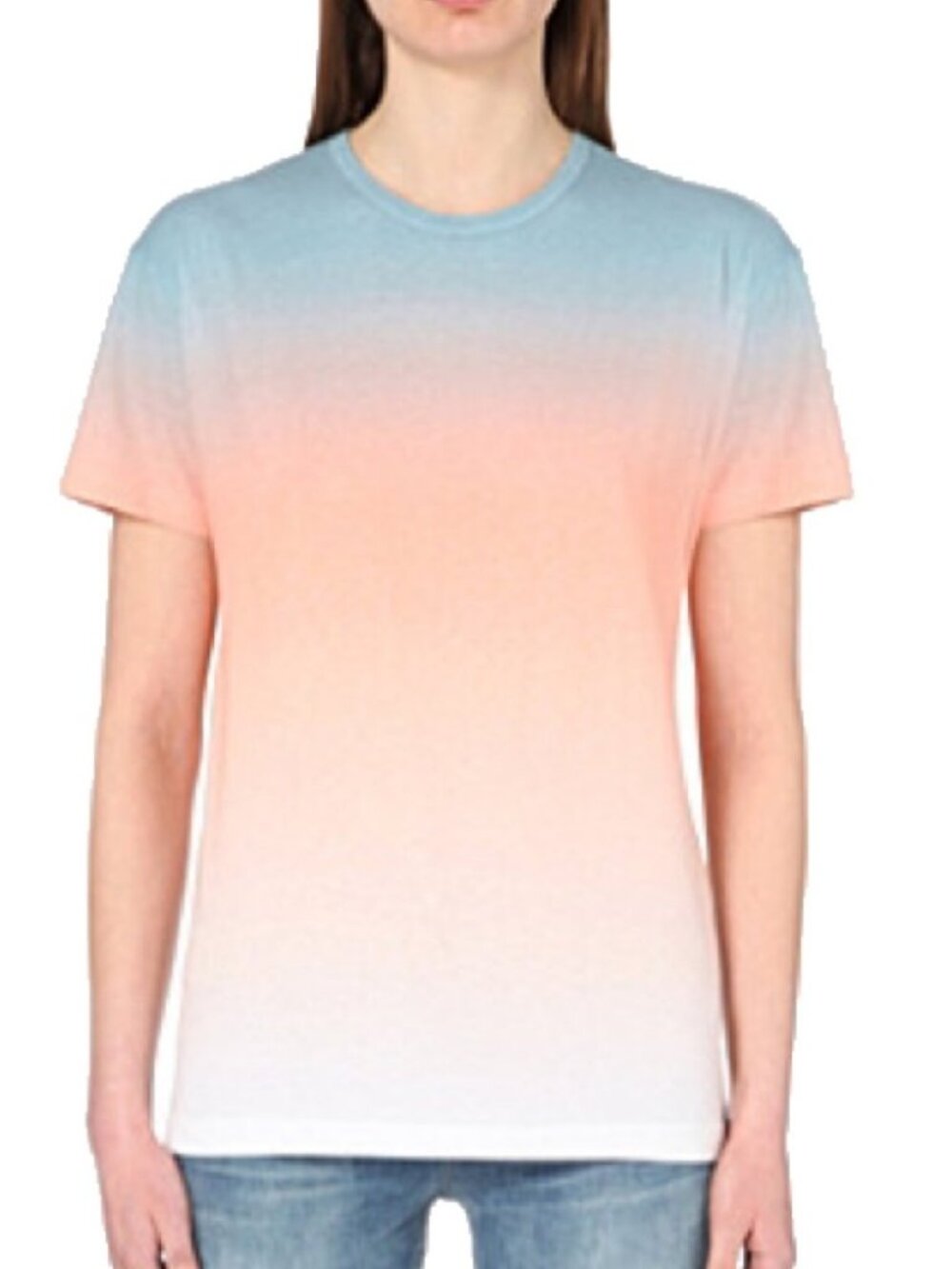 Marc by Marc Jacobs Blue Gradient Ombre T-Shirt, Size M